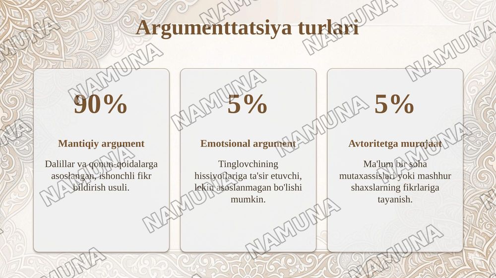 Globallashuv davrida tanqidiy fikrlar va argumenttatsiya — taqdimot, 8-slayd