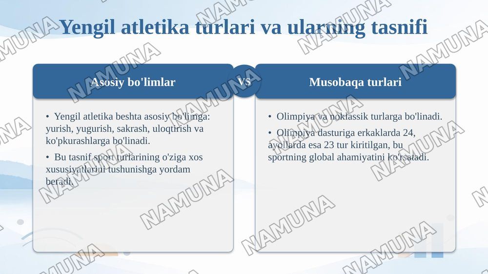 Oʻzbekiston hududida yengil atletikaning rivojlanishi — taqdimot, 8-slayd