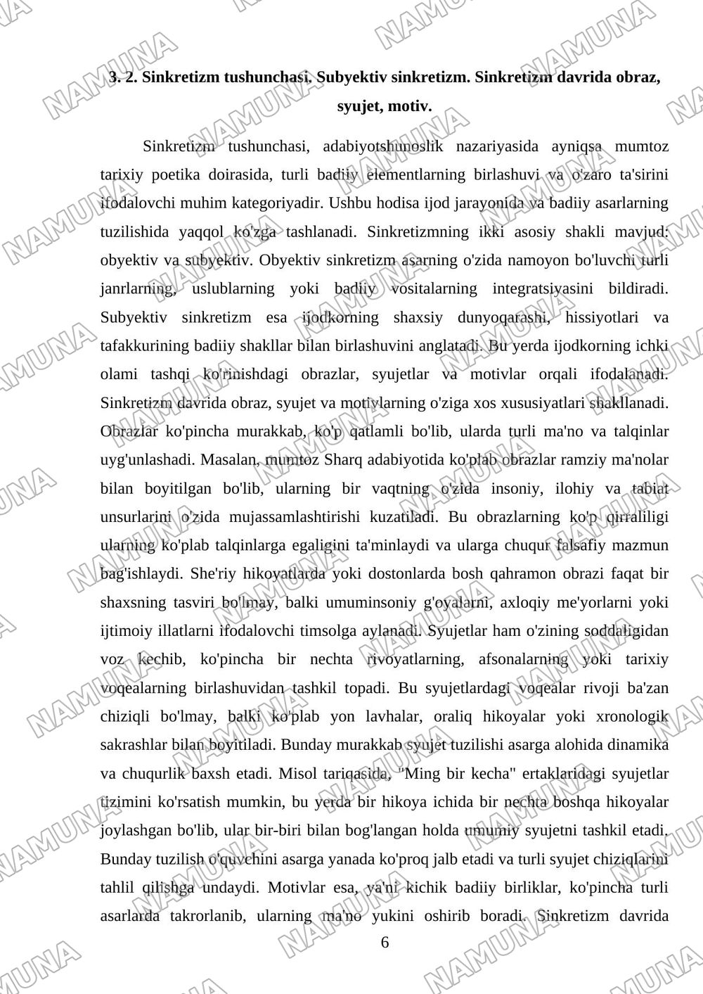 Mumtoz tarixiy poetika — referat, 6-varaq