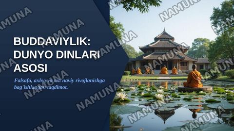 Buddaviylik — zamonaviy taqdimot