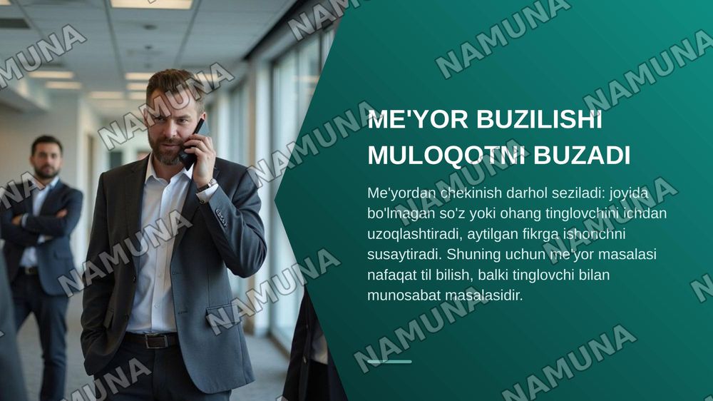 Uslubiy me'yor va uslub tanlash madaniyati — zamonaviy taqdimot, 4-slayd