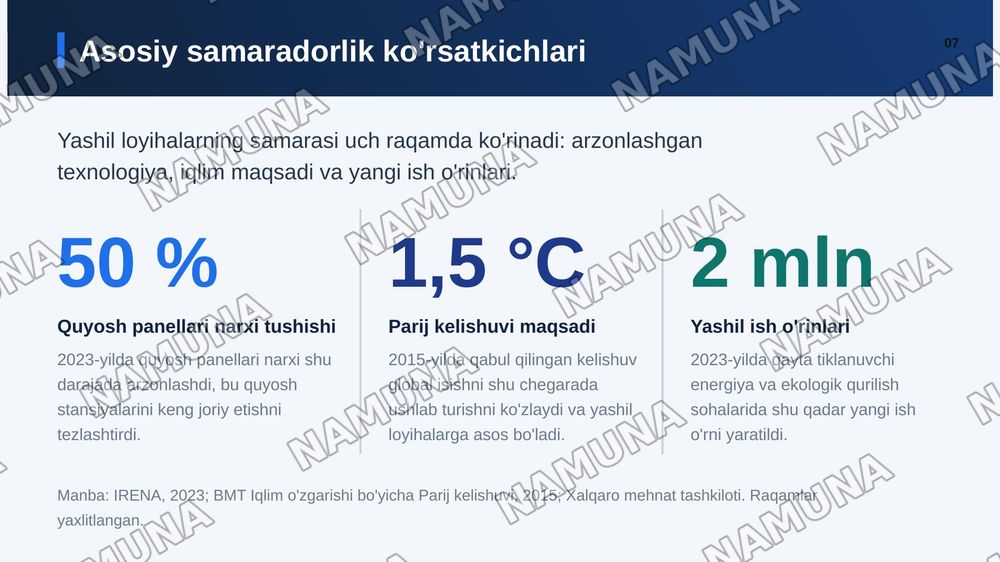 SOHALARDA Y ASHIL
LOYIHALARNI BOSHQARISH
TIZIMI — zamonaviy taqdimot, 8-slayd
