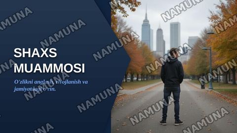 Shaxs muammosi — zamonaviy taqdimot