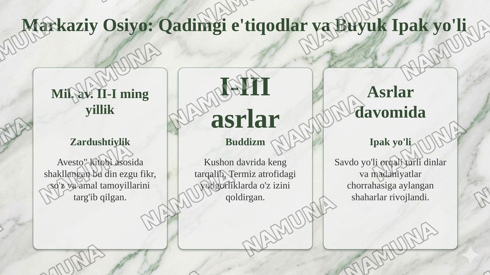 2. Din va madaniyat: o‘zaro ta’sir va tarixiy taraqqiyot — taqdimot, 8-slayd