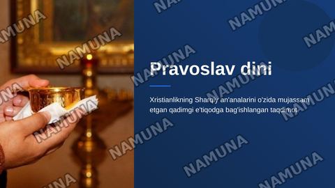 Pravoslav dini — zamonaviy taqdimot
