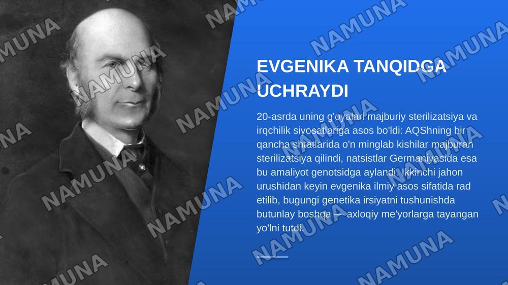 Bek frensis galton — zamonaviy taqdimot, 6-slayd