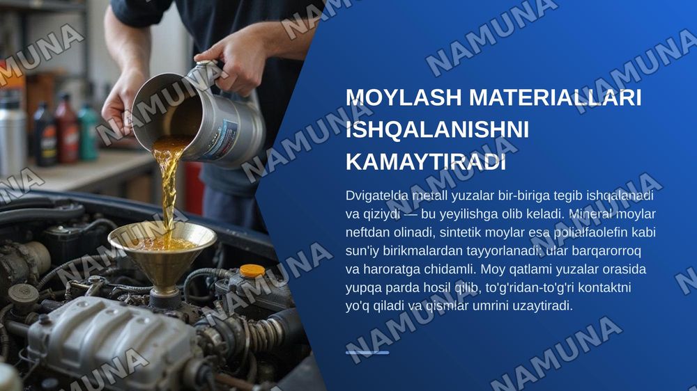 Transport vositalarida ishlatiladigan kimyoviy birikmalar. — zamonaviy taqdimot, 7-slayd