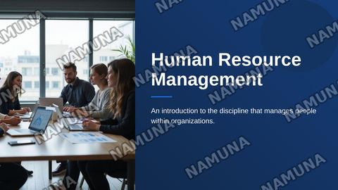Human Resource Management — zamonaviy taqdimot