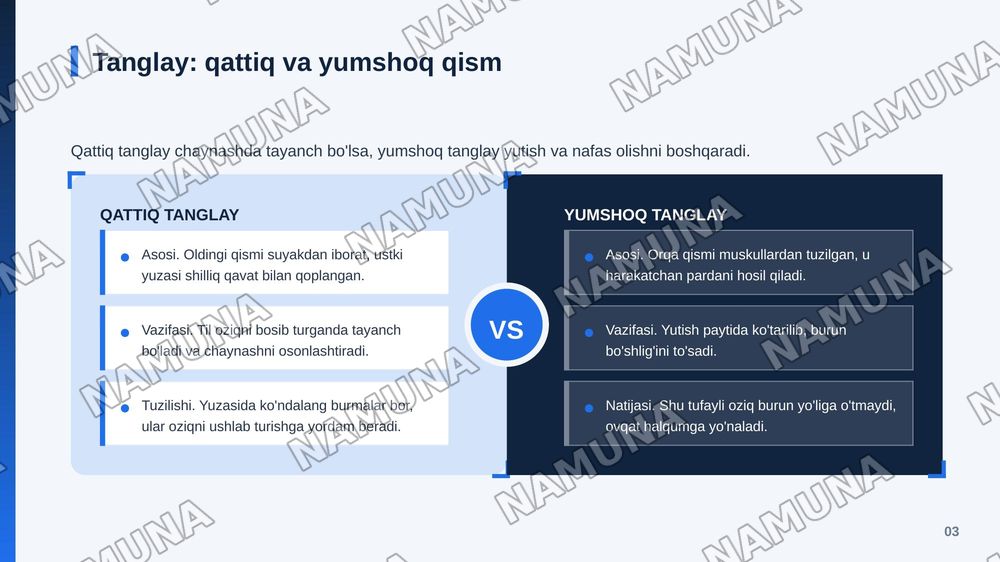 Og’iz bo’shlig’i
Lab, milk, tanglay, til va so’lak — zamonaviy taqdimot, 4-slayd