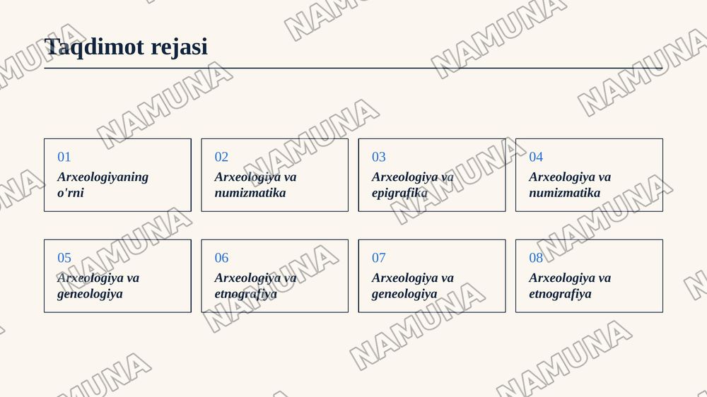 Arxeologiyada maxsus tarixiy fanlar — zamonaviy taqdimot, 2-slayd