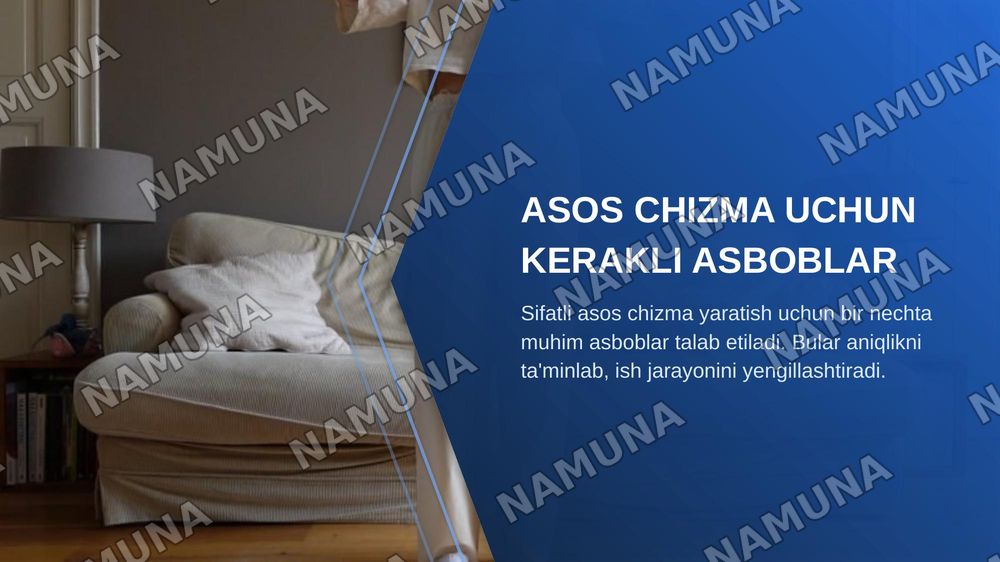 Amaliy mashg‘ulot: Ayollar shimining asos chizmasini chizish va modellashtirish. — zamonaviy taqdimot, 6-slayd
