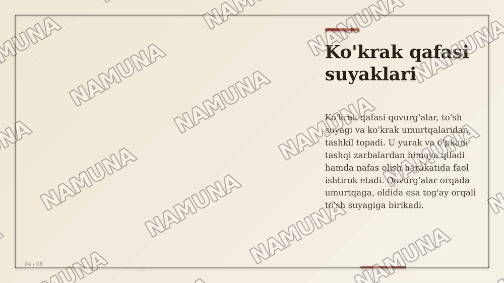 Suyaklar — zamonaviy taqdimot, 5-slayd