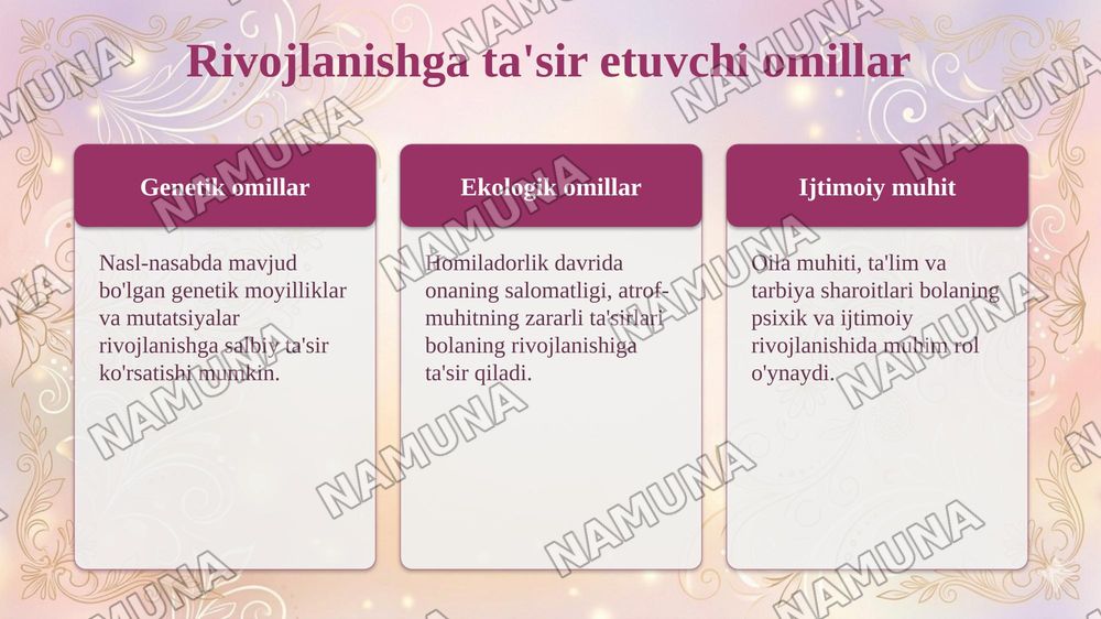 Rivojlanishida psixik va jismoniy nugsoni bolgan bolalar diagnostikasi. — taqdimot, 7-slayd