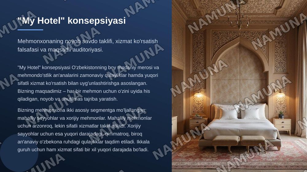 my hotel — zamonaviy taqdimot, 5-slayd
