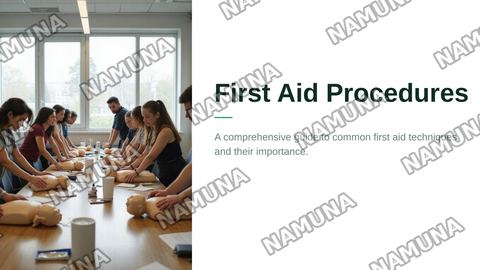 Research and present common first aid procedures — zamonaviy taqdimot