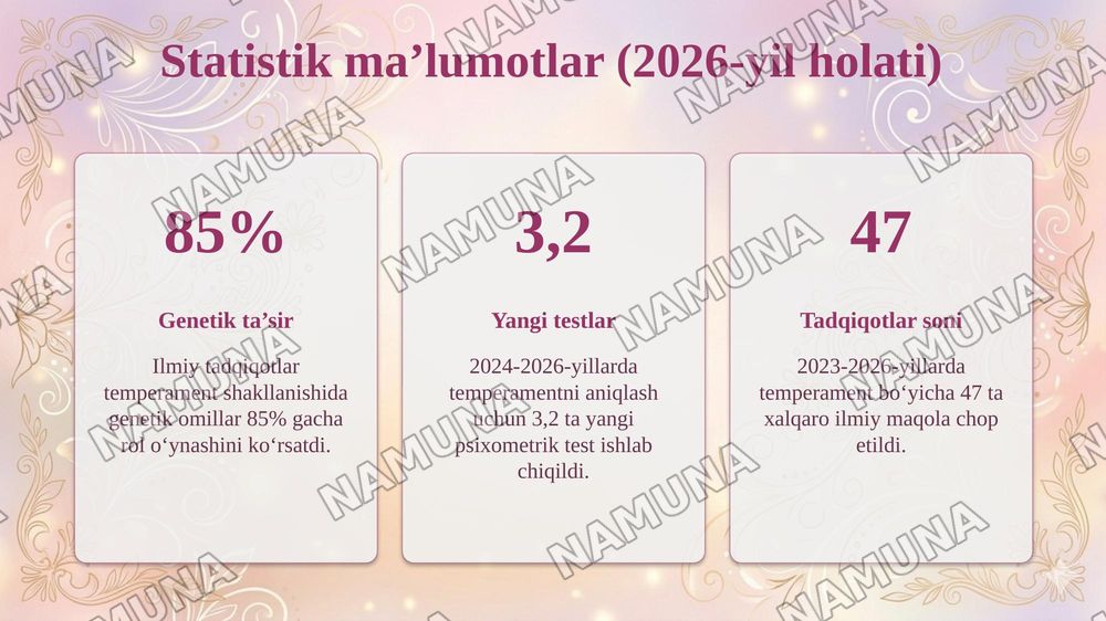 Psixalogiya: Temperament haqidagi klassik va zamonaviy nazariyalar — taqdimot, 8-slayd