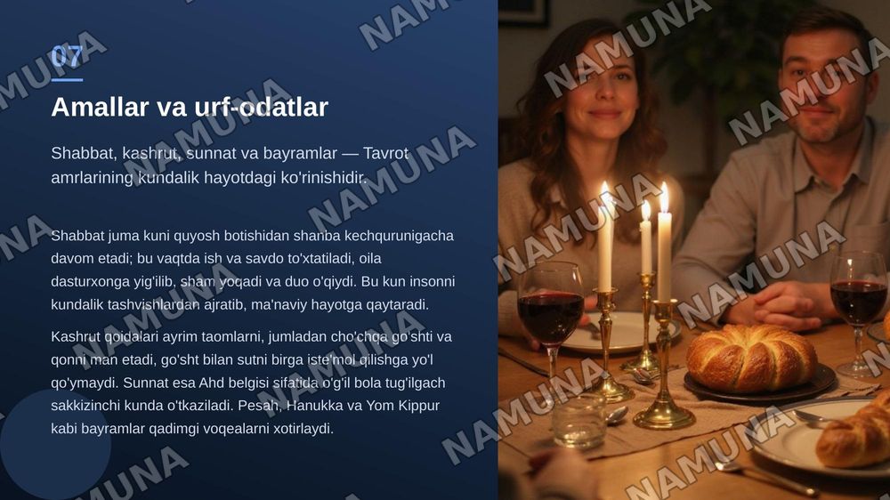 Yahudiylik dini — zamonaviy taqdimot, 8-slayd