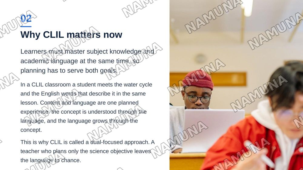 Lesson planning using Content and language integrated learning (CLIL) methodology — zamonaviy taqdimot, 3-slayd