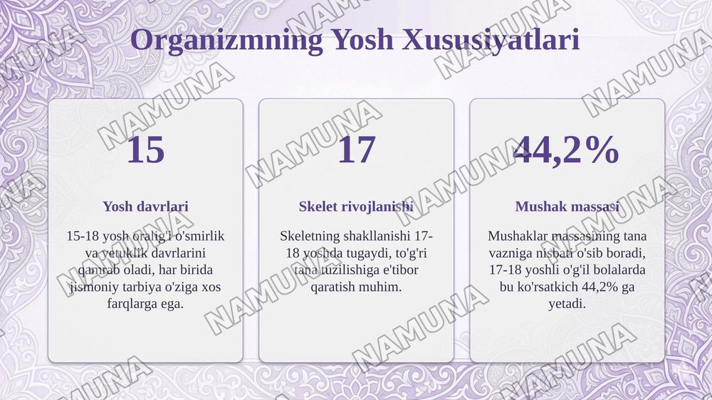 Akademik litsey, kasb-hunar maktablarida jismoniy tarbiya. — taqdimot, 7-slayd