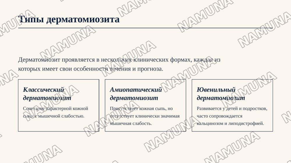 Дерматомизит — zamonaviy taqdimot, 8-slayd