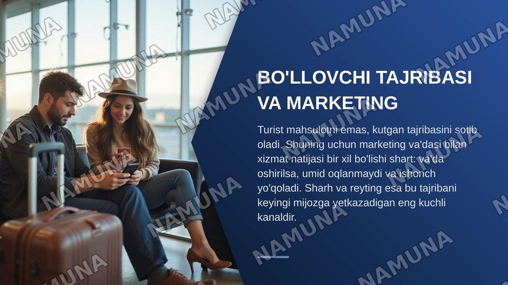 Turistik mahsulot sifatini boshqarishda marketingning roli. — zamonaviy taqdimot, 7-slayd