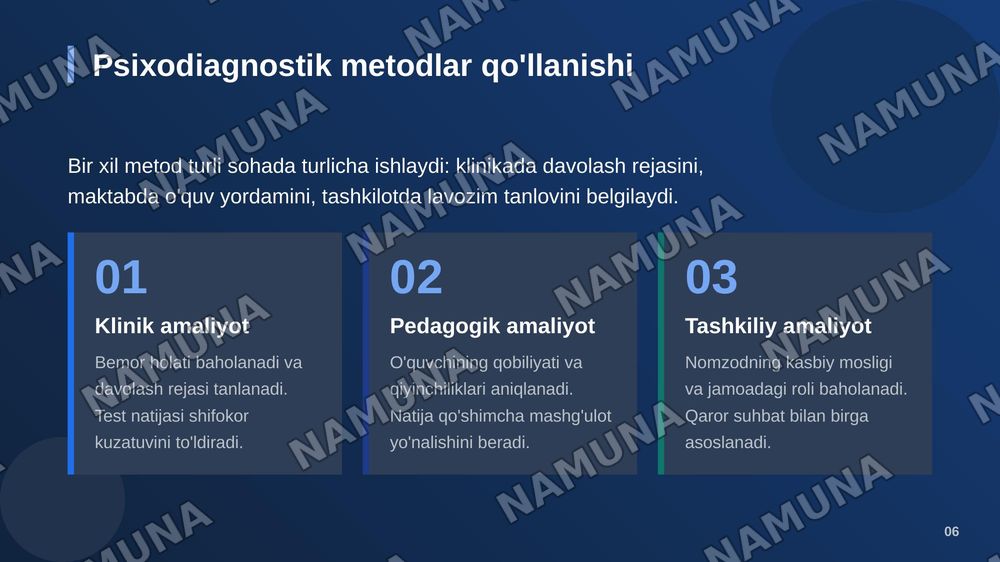 Umumiy psixodiagnostika metodlari — zamonaviy taqdimot, 7-slayd