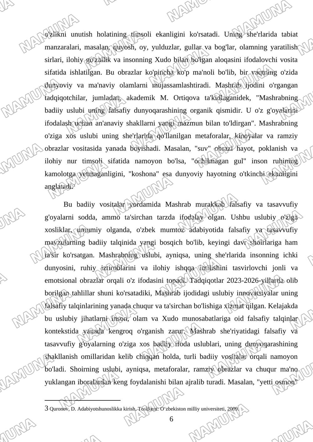 Rahimbobo Mashrab ijodidagi falsafiylikni o‘rganing va uning she’rlarida falsafiy hamda tasavvufiy g‘oyalarning badiiy ifodasini tahlili aks etgan taqdimot tayyorlang — mustaqil ish, 6-varaq