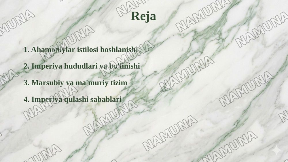 Ahamoniylar istilosi va mamuriy boshqaruvi — taqdimot, 2-slayd