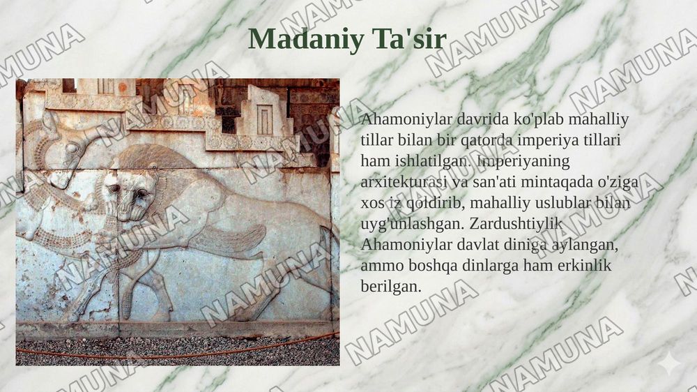 Ahamoniylar istilosi va mamuriy boshqaruvi — taqdimot, 7-slayd
