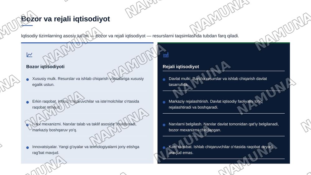 Ijtimoiy iqtisodiy tizimlar va mulkchilik munosabatlari — zamonaviy taqdimot, 7-slayd