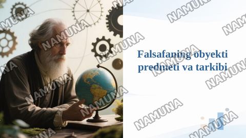 Falsafaning obyekti predmeti va tarkibi — taqdimot