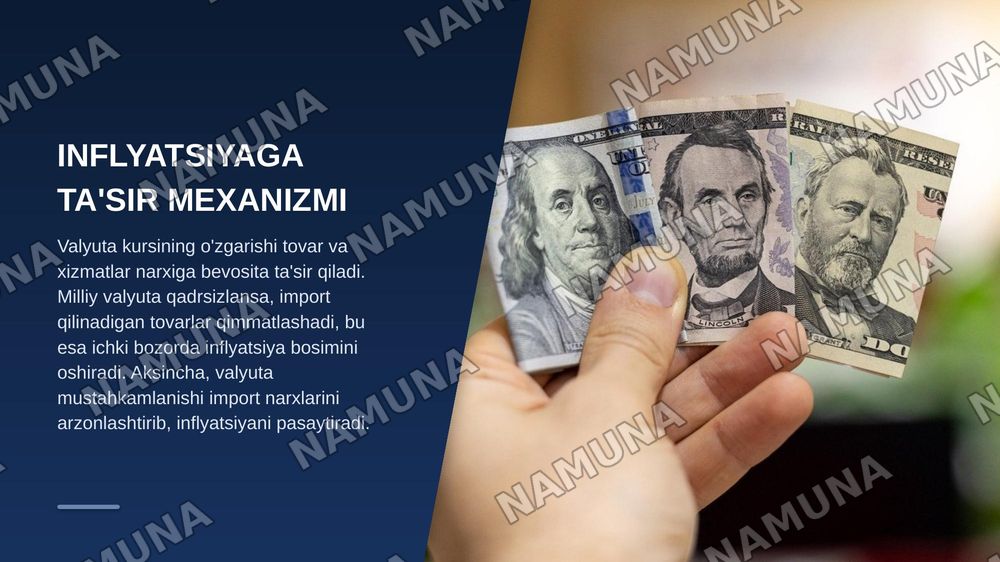 Valyuta kursi va uning milliy iqtisodiyotga ta'siri — zamonaviy taqdimot, 7-slayd