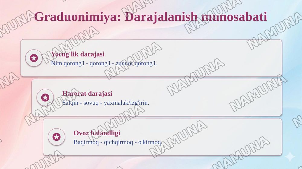 Leksikologiya — taqdimot, 6-slayd