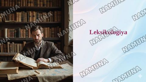 Leksikologiya — taqdimot