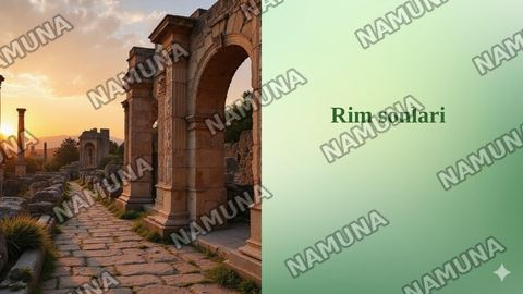 Rim sonlari — taqdimot