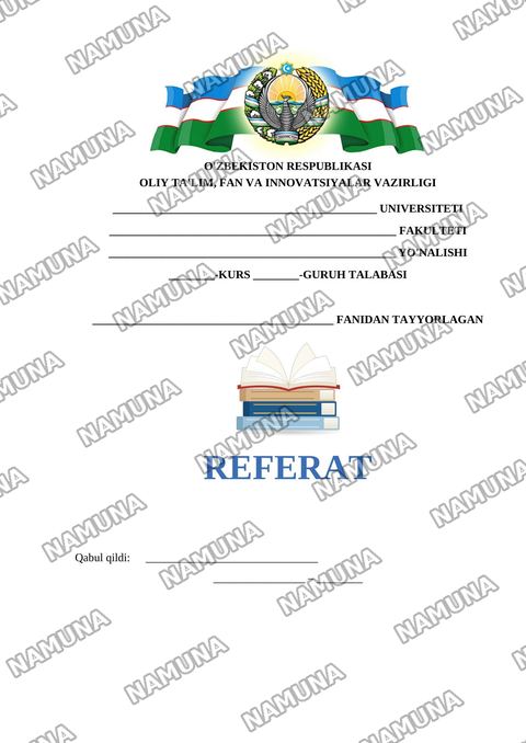 Abduvaliyeva Gulsevar — referat