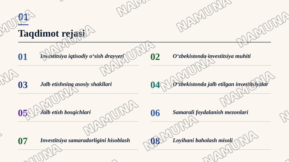 Xorijiy investitsiyalarni jalb etish va ulardan samarali foydalanish yo‘nalishlari — zamonaviy taqdimot, 2-slayd