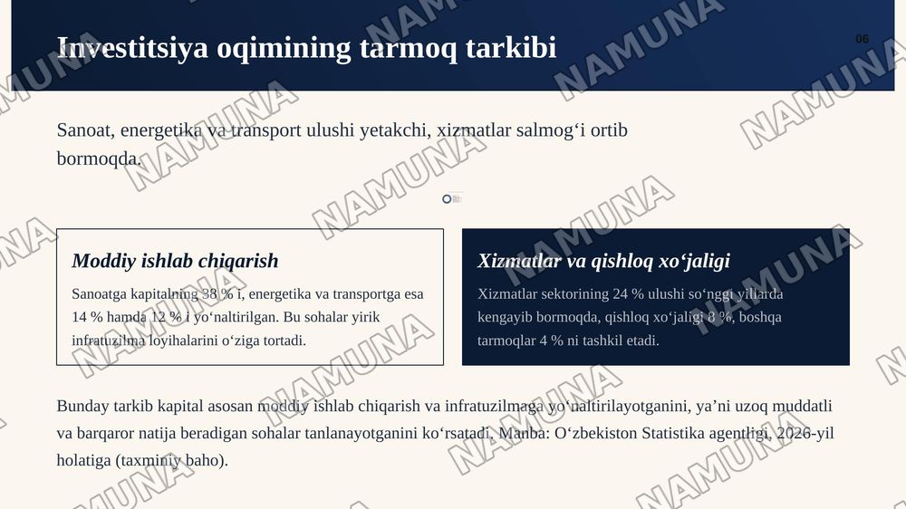 Xorijiy investitsiyalarni jalb etish va ulardan samarali foydalanish yo‘nalishlari — zamonaviy taqdimot, 7-slayd