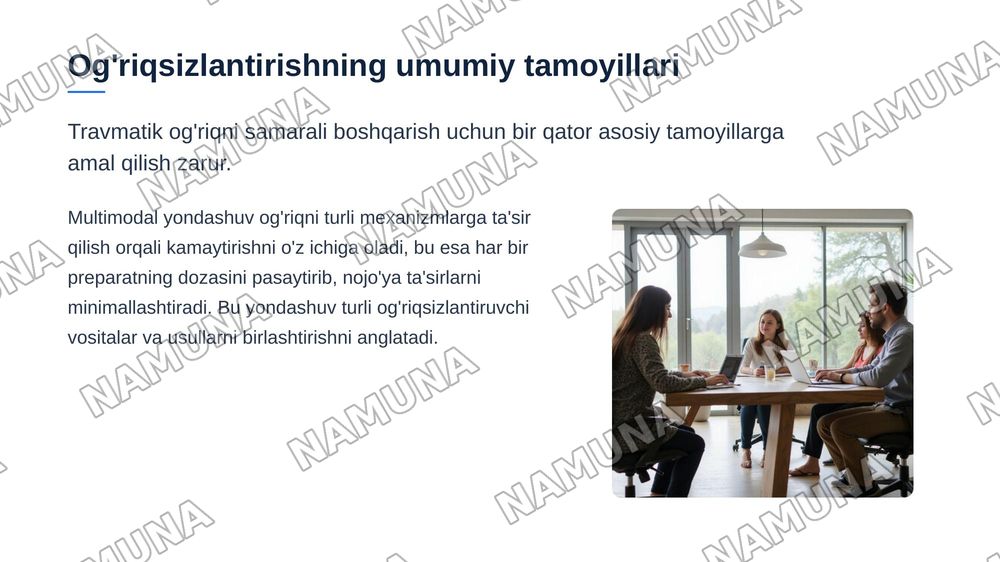 Travmatologik ogriqsizlantirish turlari — zamonaviy taqdimot, 4-slayd