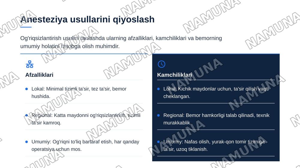 Travmatologik ogriqsizlantirish turlari — zamonaviy taqdimot, 8-slayd