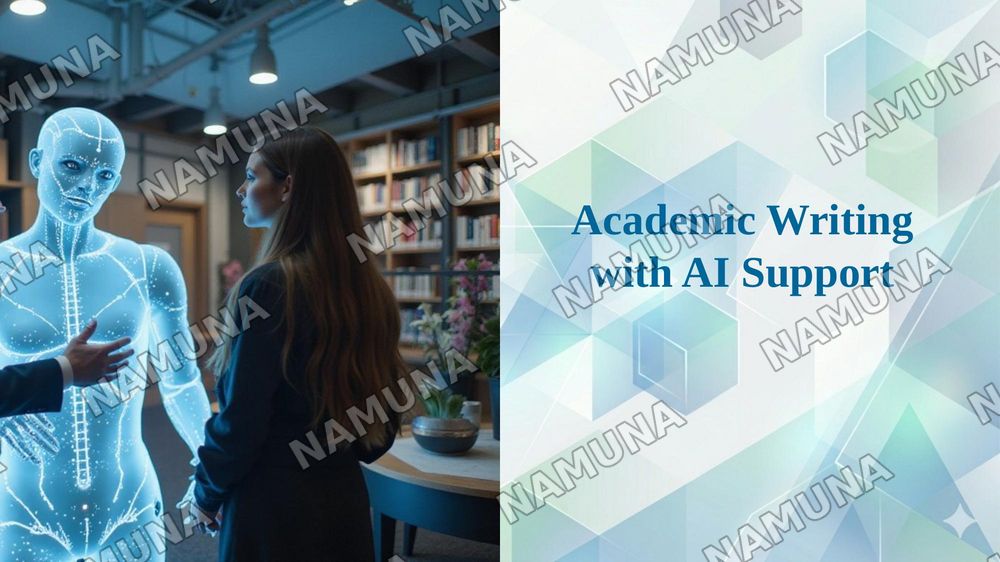 Academic Writing with AI Support — taqdimot, 1-slayd