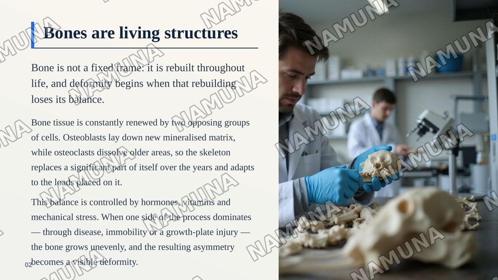 Causes of bone deformity and methods of treatment — zamonaviy taqdimot, 3-slayd