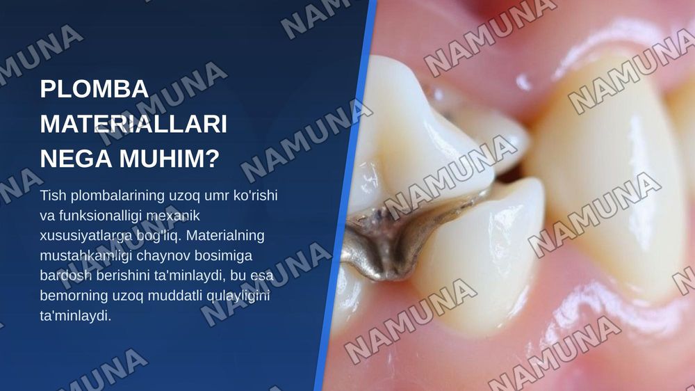stomatalogik plomba materiallarining mexanikalik xususiyatlari — zamonaviy taqdimot, 3-slayd
