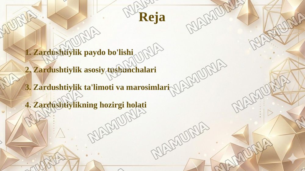 Zarduahtiyli dini kelib choqish tarixi — taqdimot, 2-slayd