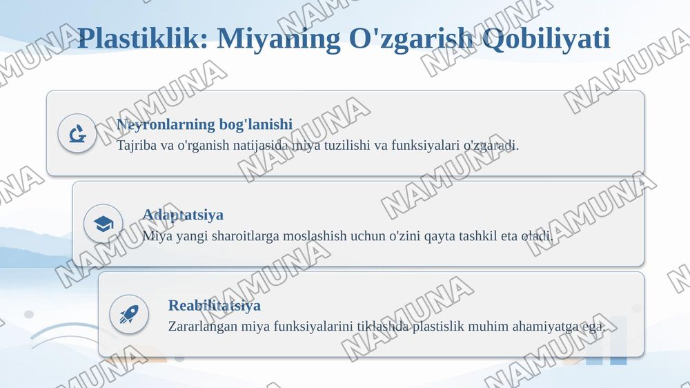 Psixik jarayonlar va miyaning oʻzaro aloqadorligi — taqdimot, 7-slayd