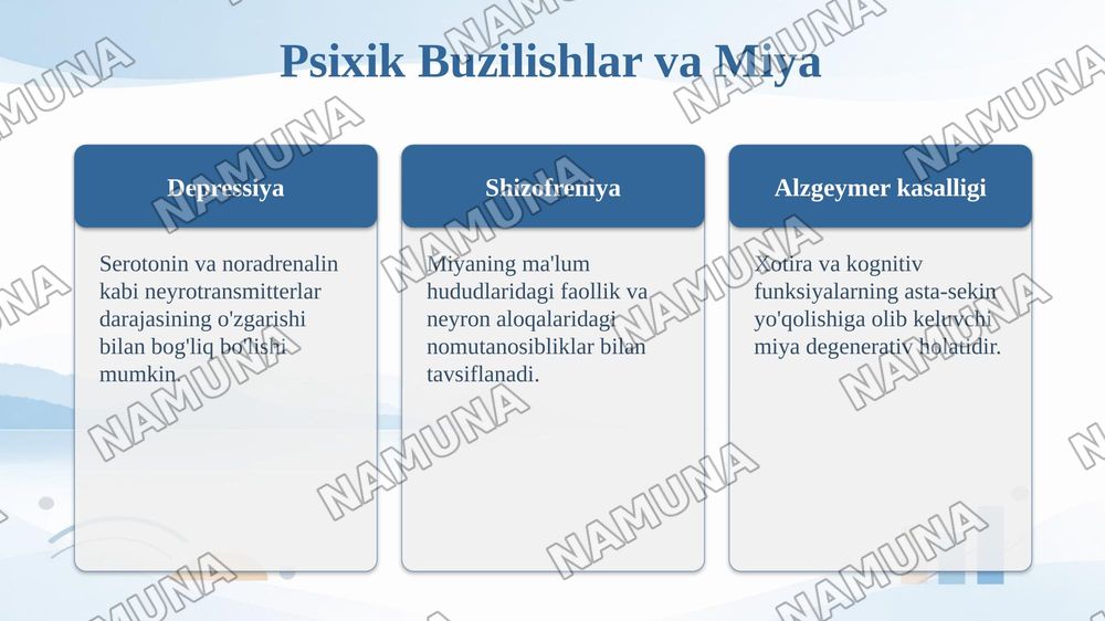 Psixik jarayonlar va miyaning oʻzaro aloqadorligi — taqdimot, 8-slayd