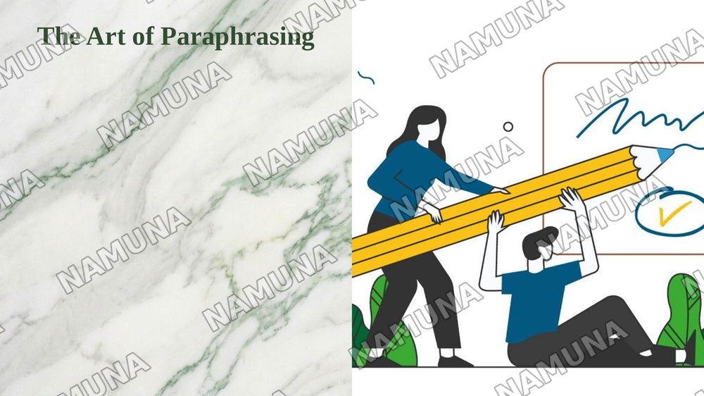 Summarising, Paraphrasing and Synthesising Information — taqdimot, 5-slayd
