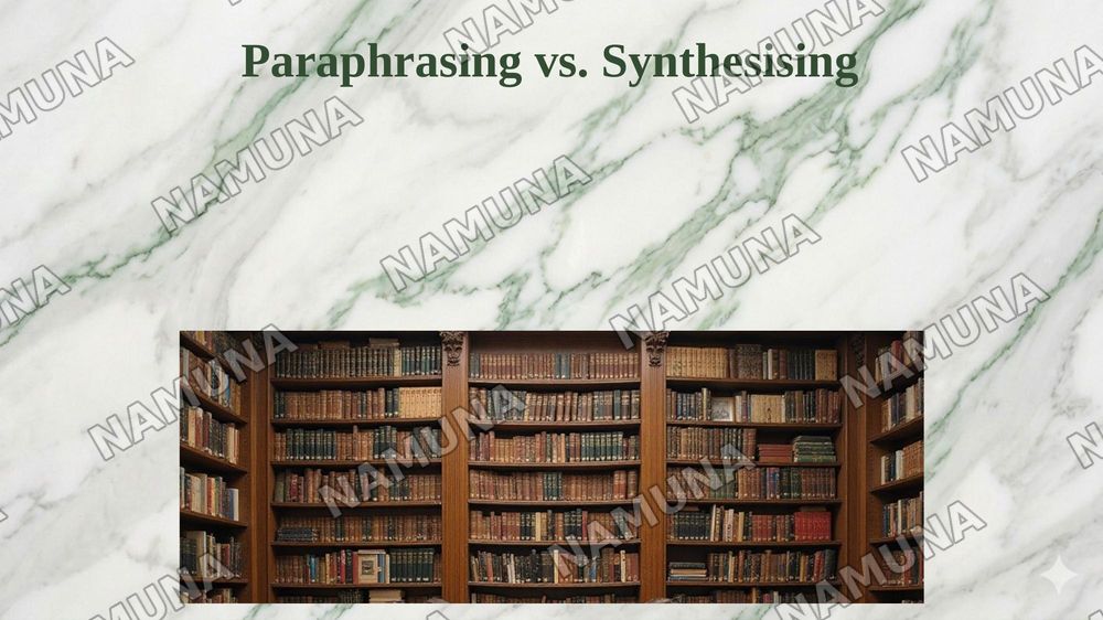 Summarising, Paraphrasing and Synthesising Information — taqdimot, 8-slayd