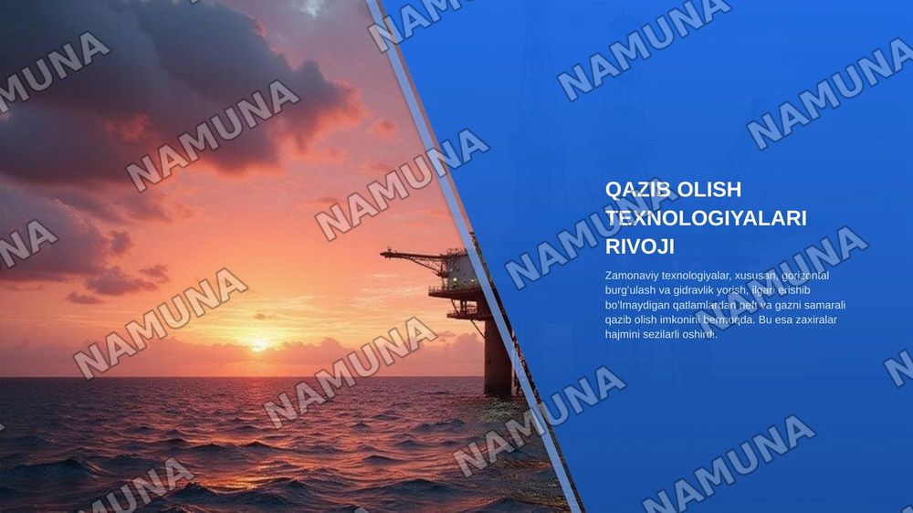 Neft va gaz konlari — zamonaviy taqdimot, 6-slayd