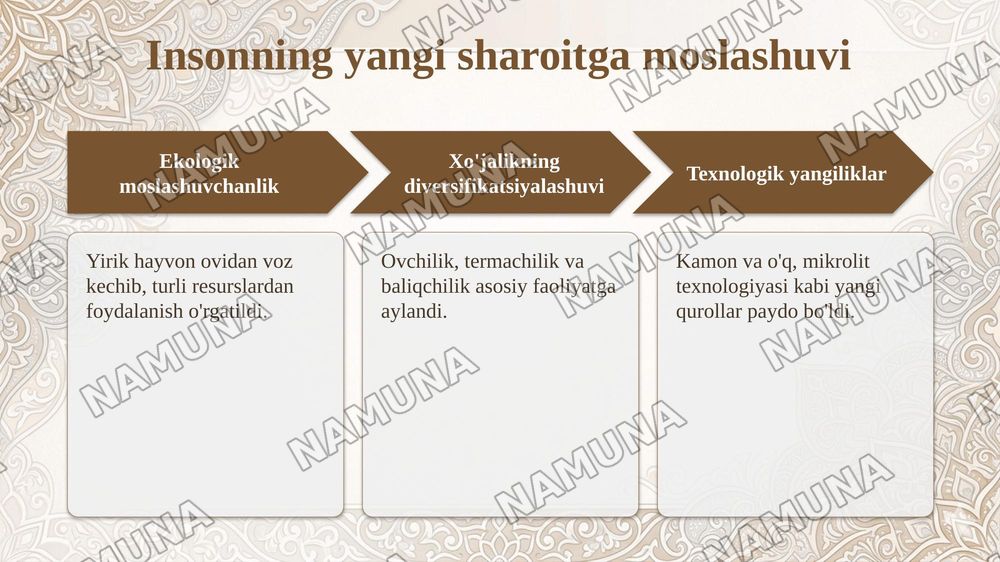 mezolit davri arxeologiyasi — taqdimot, 7-slayd